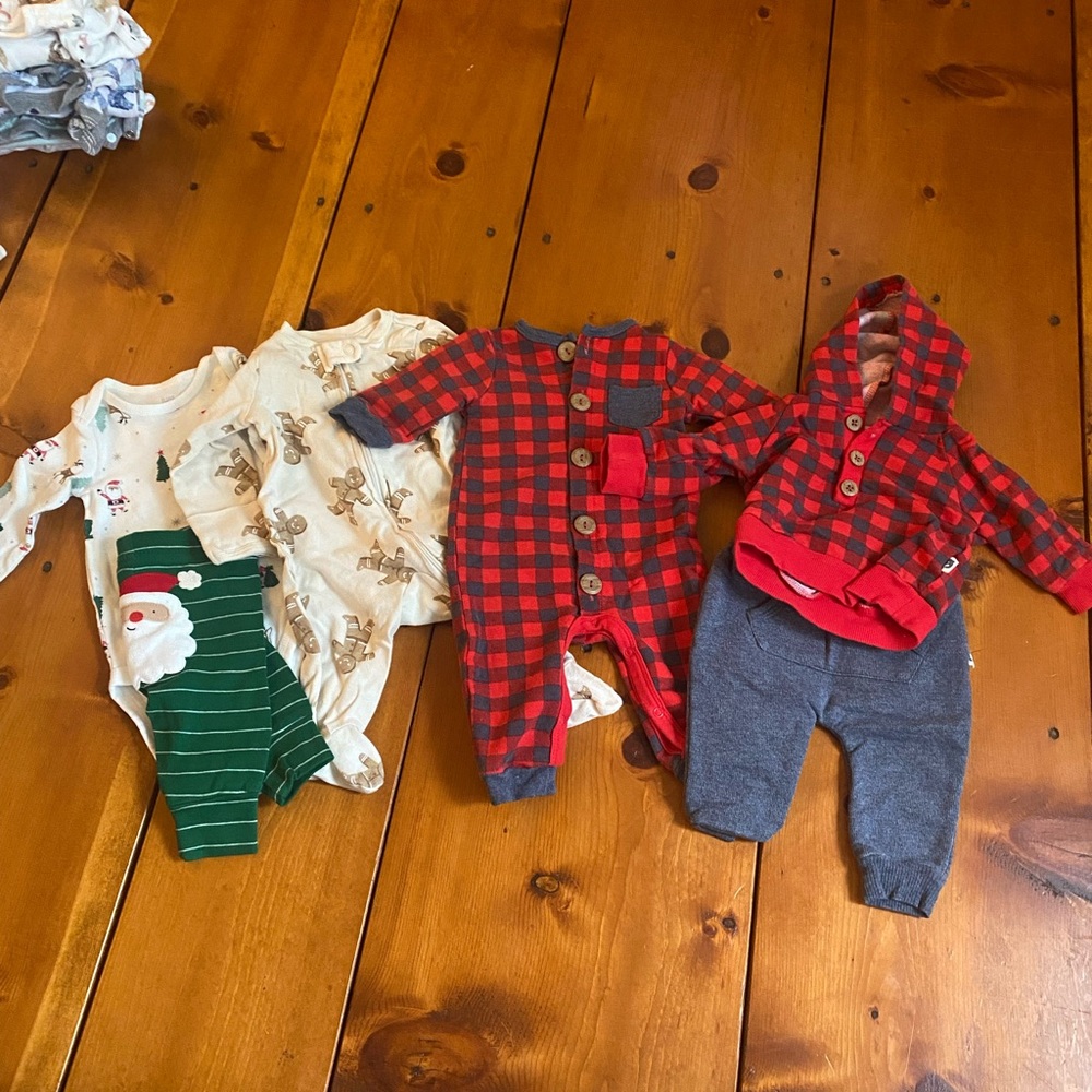 Baby Holiday Bundle (mostly organic cotton)